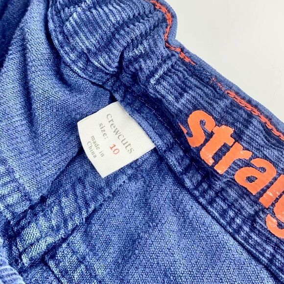 Crewcuts navy blue corduroy straight leg pants 10 - Picture 8 of 11